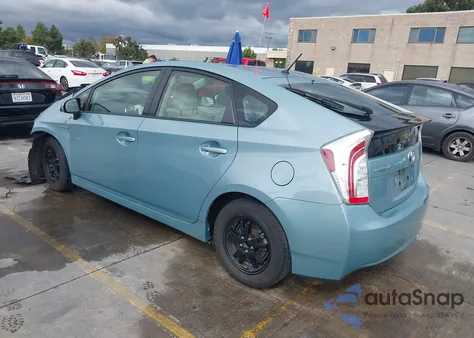2013 Toyota Prius Two из США, поврежденный, VIN JTDKN3DU3D5651401